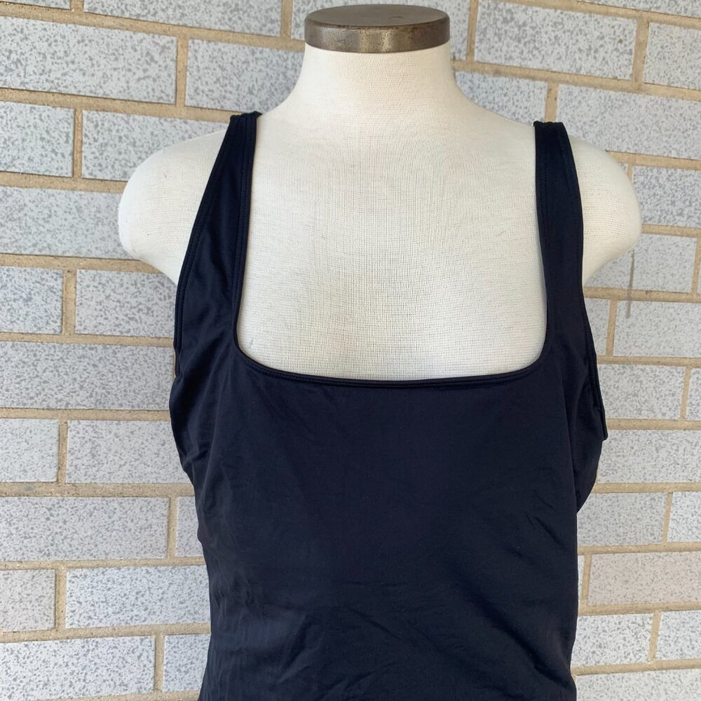 EVERLANE RENEW BLACK ONE PIECE SWIMSUIT SIZE XL - Picture 3 of 8